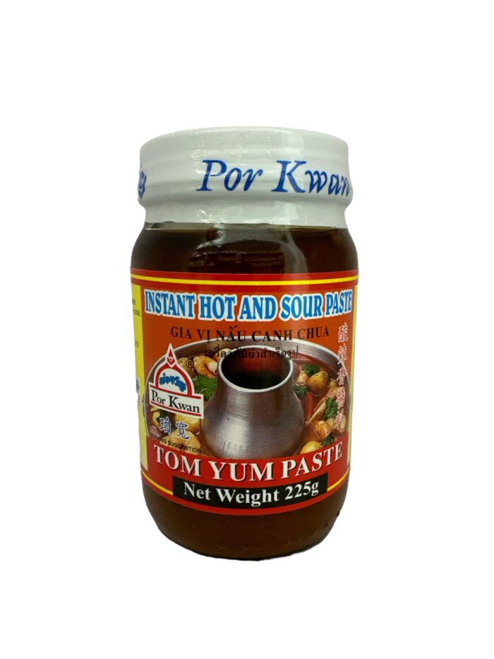 Por Kwan Tom Yum Paste 225g - Instant Hot and Sour Paste